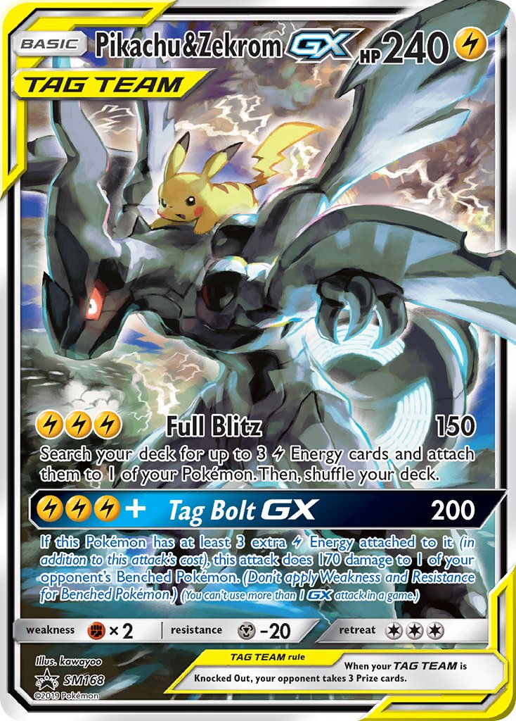 Pikachu and Zekrom GX [SM Black Star Promos] | Chromatic Games