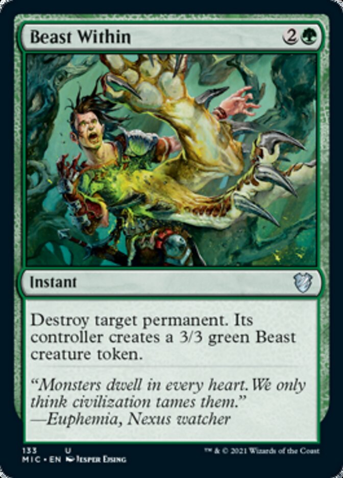 Beast Within [Innistrad: Midnight Hunt Commander] | Chromatic Games