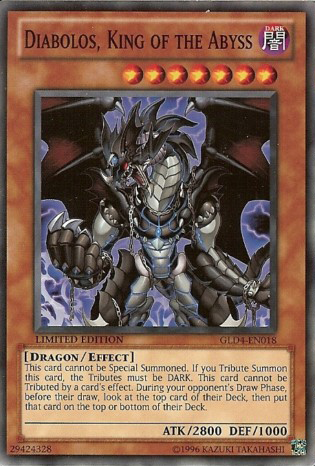 Diabolos, King of the Abyss [GLD4-EN018] Common | Chromatic Games