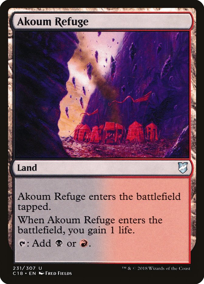 Akoum Refuge [Commander 2018] | Chromatic Games