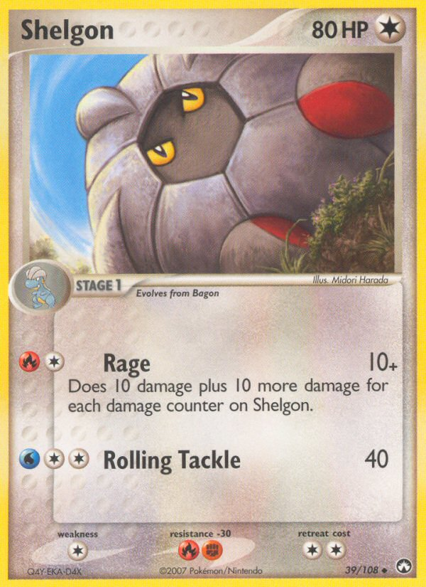 Shelgon (39/108) [EX: Power Keepers] | Chromatic Games