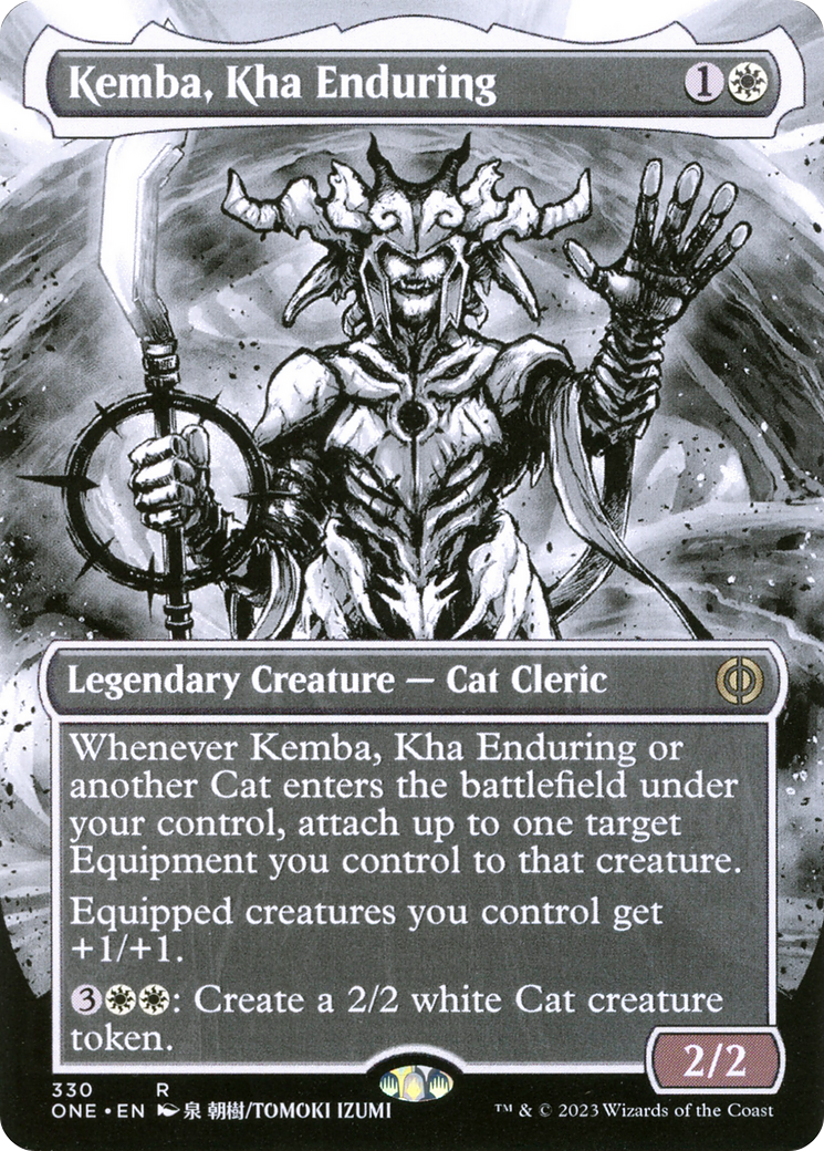 Kemba, Kha Enduring (Borderless Manga) [Phyrexia: All Will Be One] | Chromatic Games