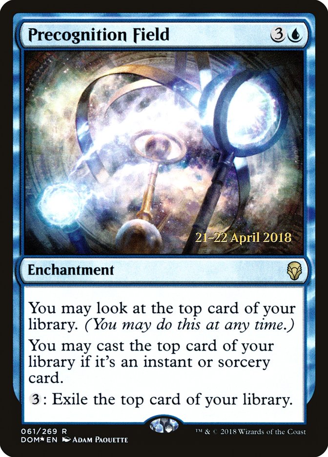 Precognition Field [Dominaria Prerelease Promos] | Chromatic Games