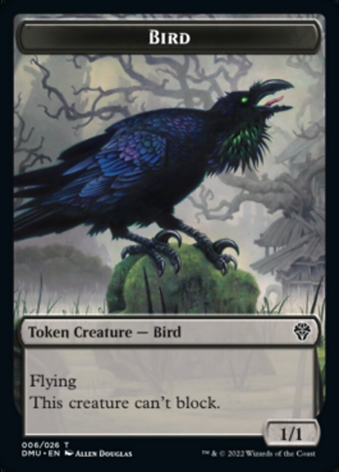 Phyrexian // Bird (006) Double-Sided Token [Dominaria United Tokens] | Chromatic Games