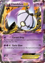 Chandelure EX (77/113) [Black & White: Legendary Treasures] | Chromatic Games