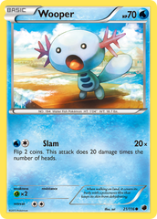 Wooper (21/116) [Black & White: Plasma Freeze] | Chromatic Games