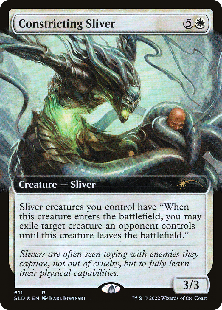 Constricting Sliver (Extended Art) [Secret Lair Drop Promos] | Chromatic Games