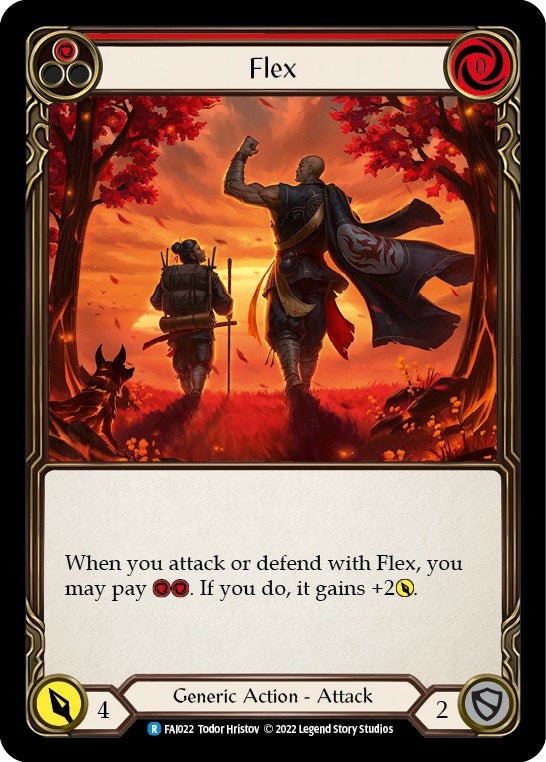 Flex (Red) [FAI022] (Uprising Fai Blitz Deck) | Chromatic Games