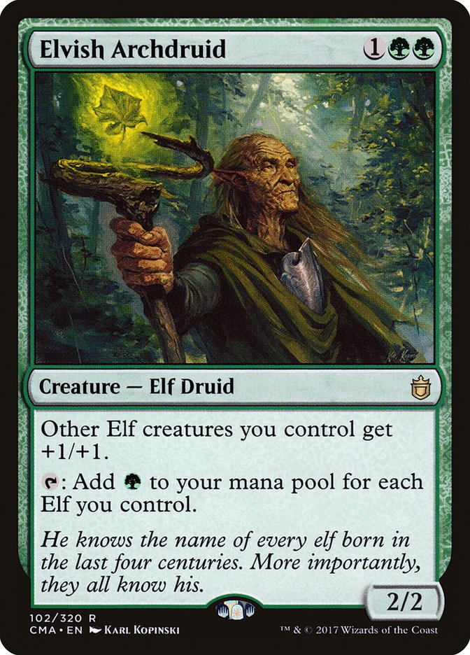 Elvish Archdruid [Commander Anthology] | Chromatic Games