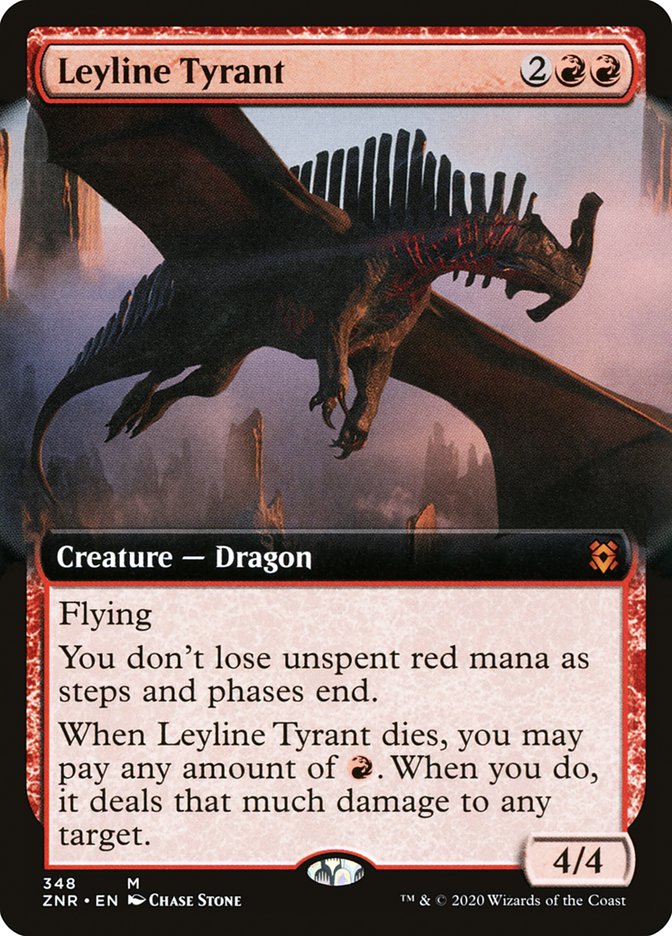 Leyline Tyrant (Extended Art) [Zendikar Rising] | Chromatic Games