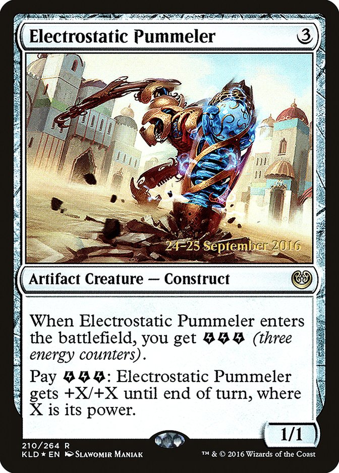 Electrostatic Pummeler [Kaladesh Prerelease Promos] | Chromatic Games