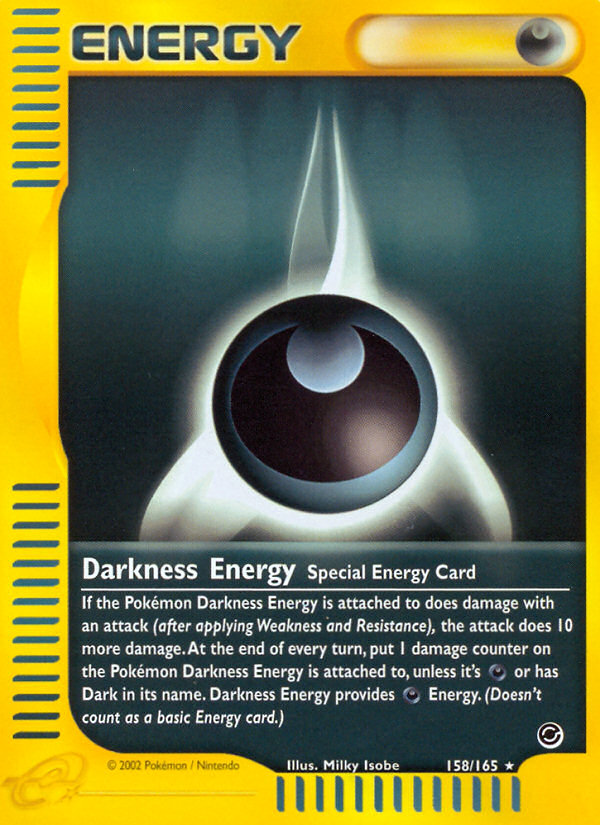 Darkness Energy (158/165) [Expedition: Base Set] | Chromatic Games