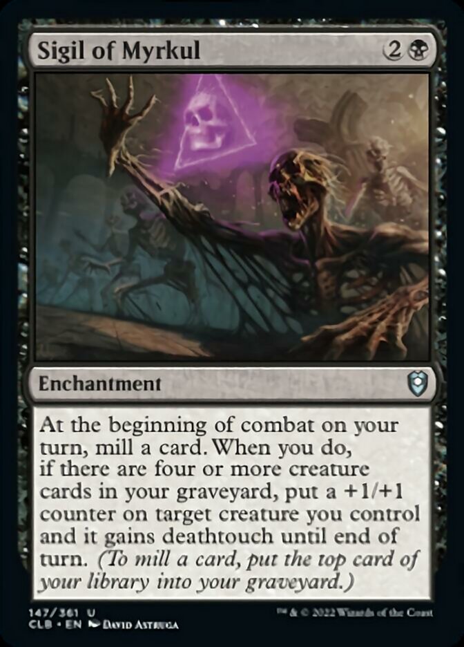 Sigil of Myrkul [Commander Legends: Battle for Baldur's Gate] | Chromatic Games