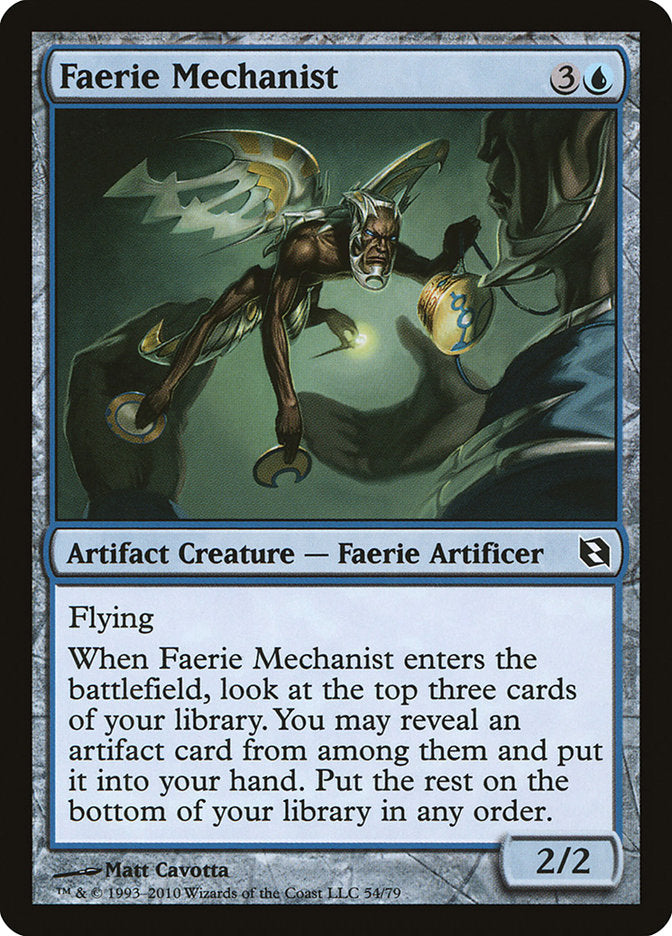 Faerie Mechanist [Duel Decks: Elspeth vs. Tezzeret] | Chromatic Games