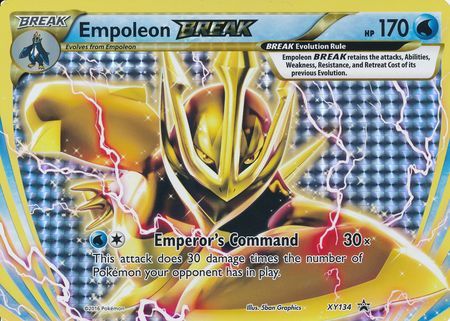 Empoleon BREAK (XY Black Star Promos) (XY134) [Jumbo Cards] | Chromatic Games