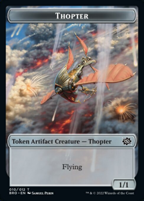 Powerstone // Thopter Double-Sided Token [The Brothers' War Tokens] | Chromatic Games