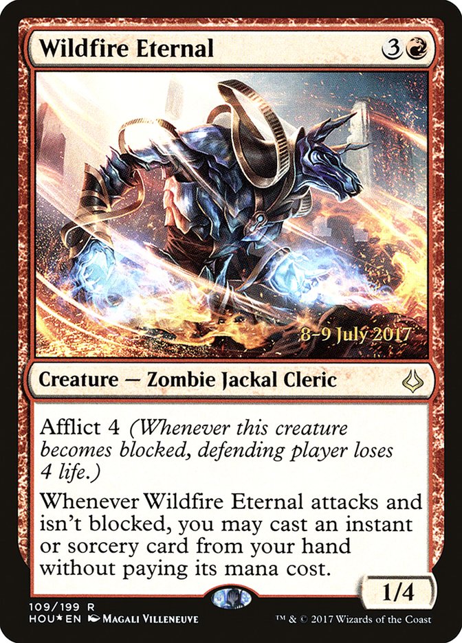 Wildfire Eternal [Hour of Devastation Prerelease Promos] | Chromatic Games