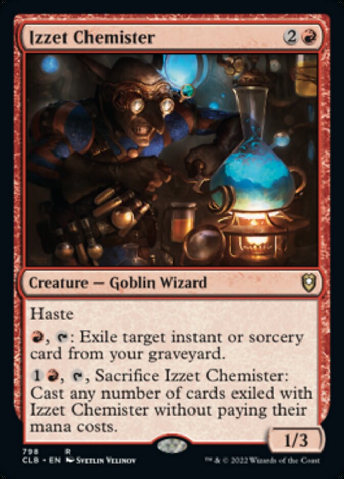 Izzet Chemister [Commander Legends: Battle for Baldur's Gate] | Chromatic Games