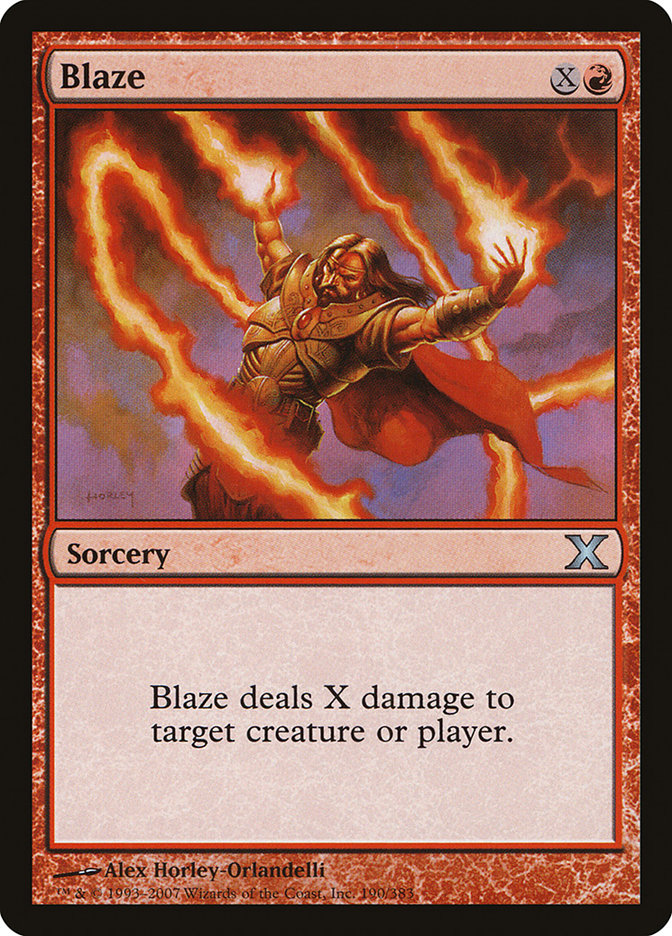 Blaze [Tenth Edition] | Chromatic Games