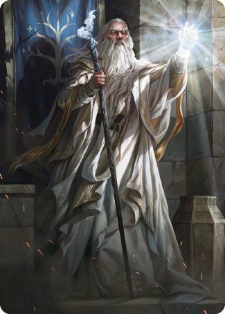 Gandalf the White Art Card [The Lord of the Rings: Tales of Middle-earth Art Series] | Chromatic Games