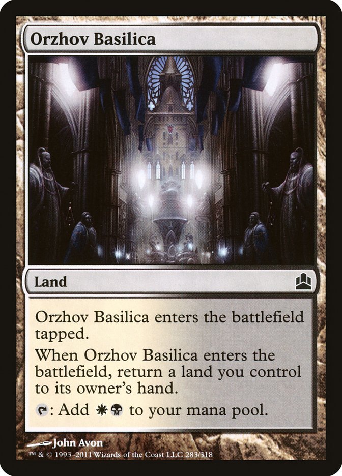 Orzhov Basilica [Commander 2011] | Chromatic Games