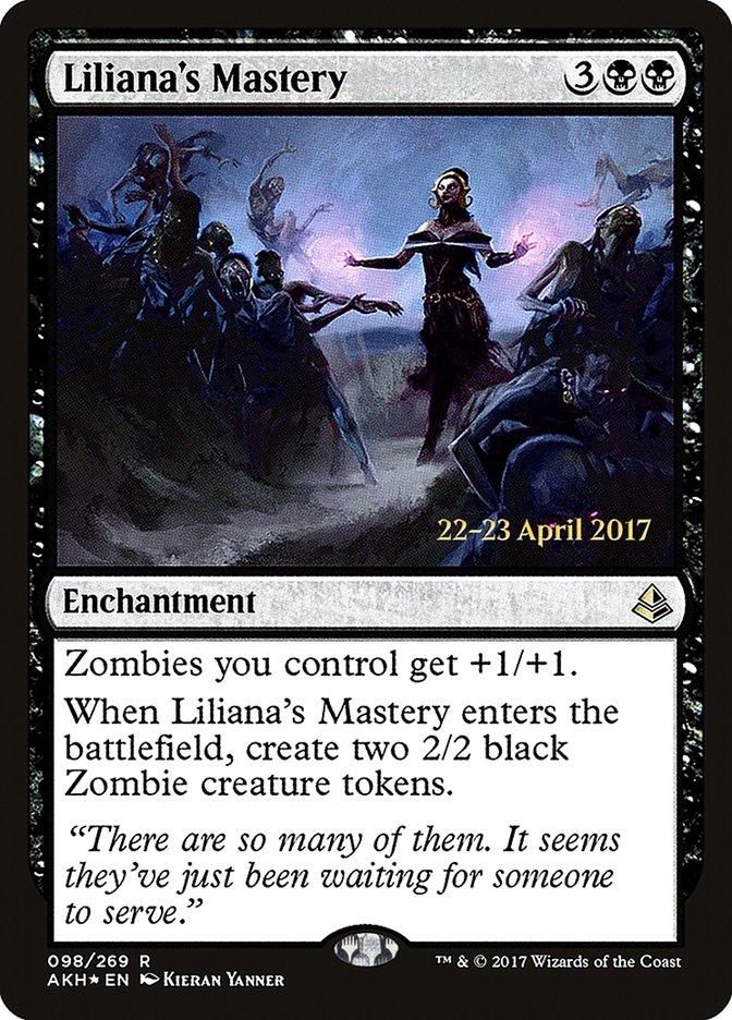 Liliana's Mastery [Amonkhet Prerelease Promos] | Chromatic Games