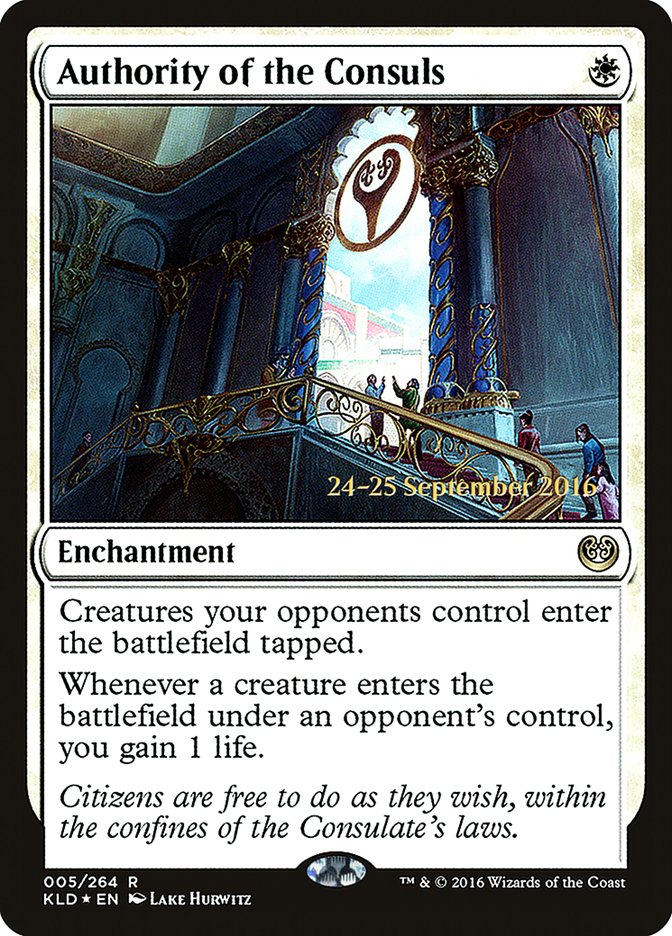 Authority of the Consuls [Kaladesh Prerelease Promos] | Chromatic Games