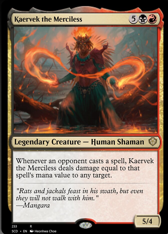 Kaervek the Merciless [Starter Commander Decks] | Chromatic Games