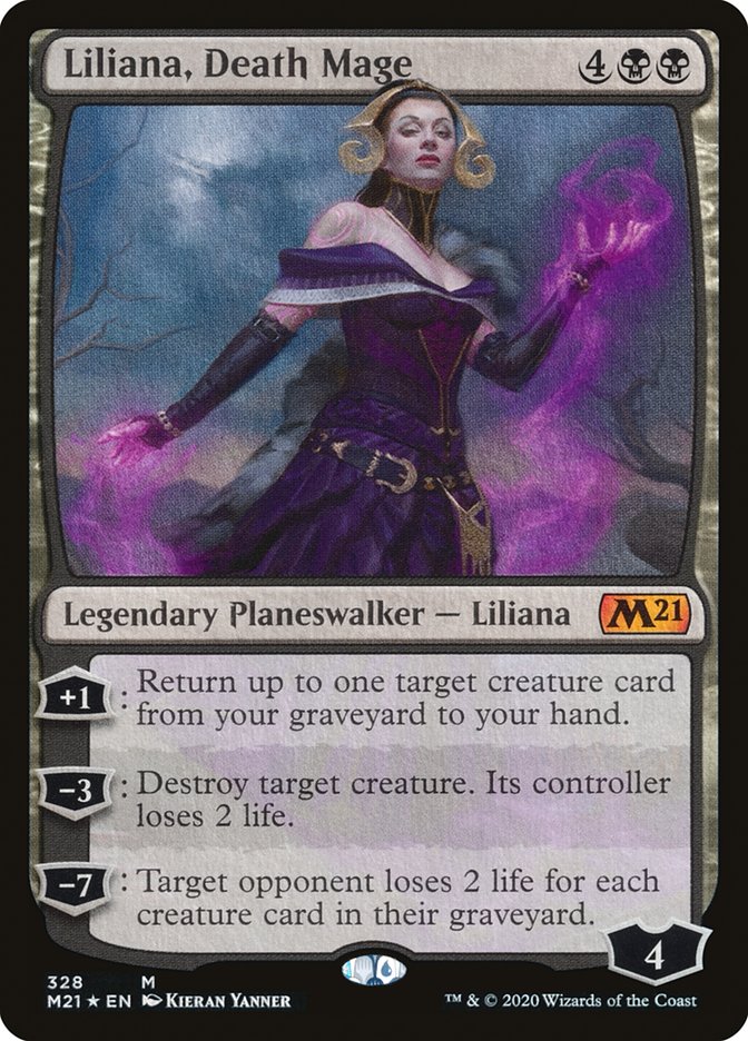 Liliana, Death Mage [Core Set 2021] | Chromatic Games