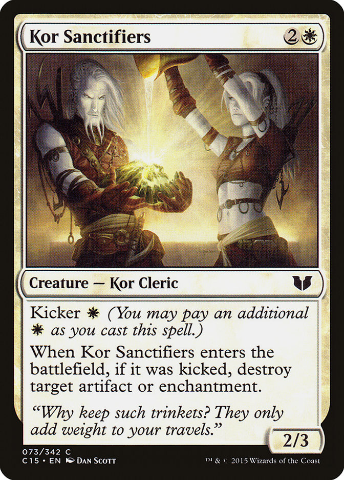 Kor Sanctifiers [Commander 2015] | Chromatic Games