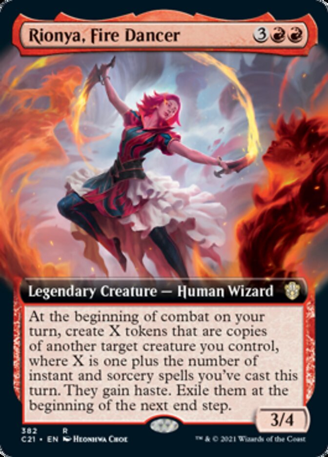 Rionya, Fire Dancer (Extended Art) [Commander 2021] | Chromatic Games