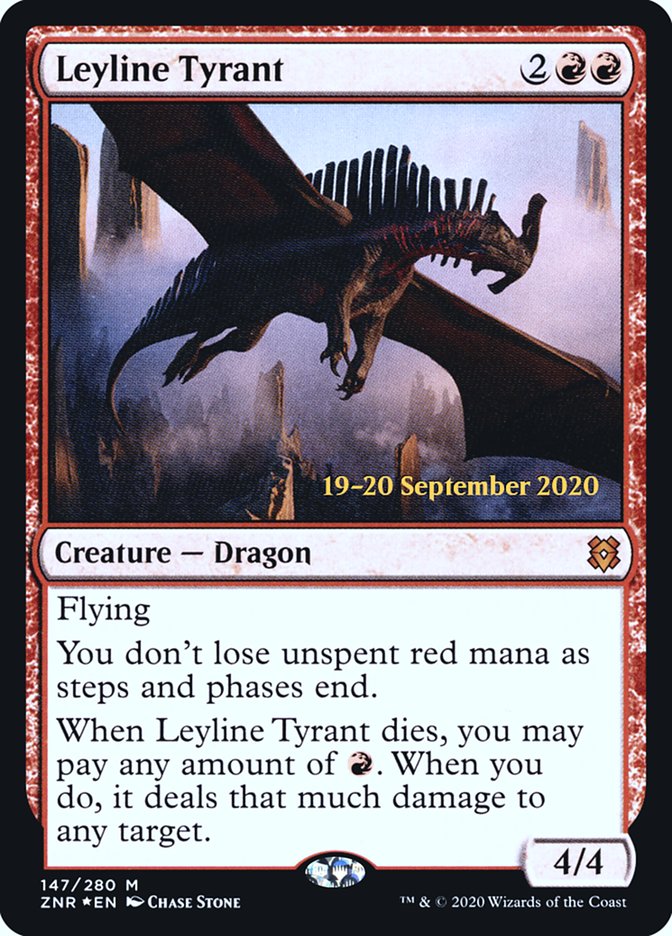 Leyline Tyrant [Zendikar Rising Prerelease Promos] | Chromatic Games