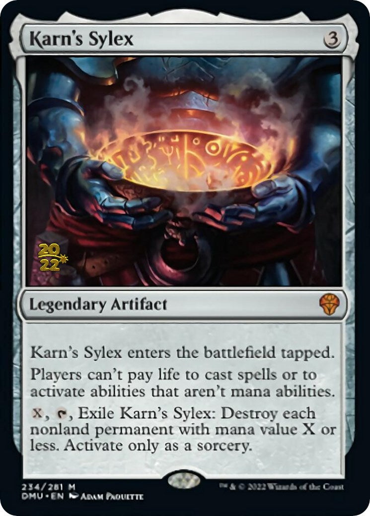 Karn's Sylex [Dominaria United Prerelease Promos] | Chromatic Games