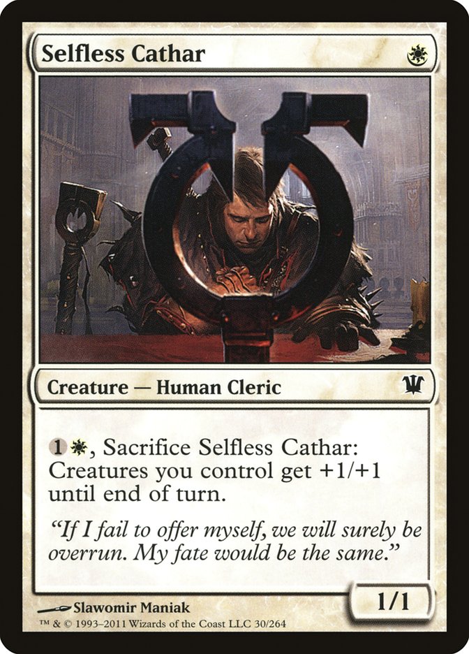 Selfless Cathar [Innistrad] | Chromatic Games