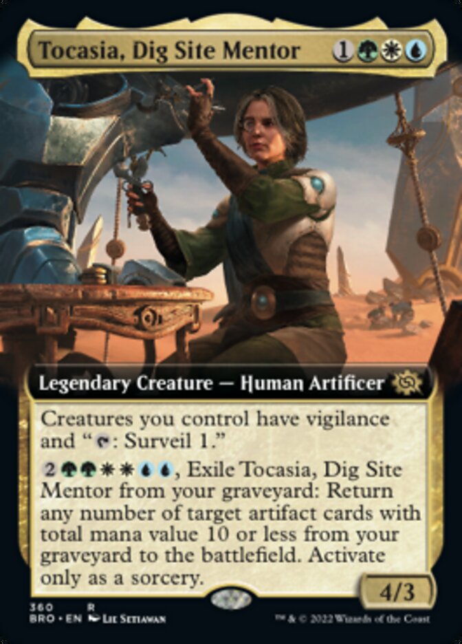 Tocasia, Dig Site Mentor (Extended Art) [The Brothers' War] | Chromatic Games