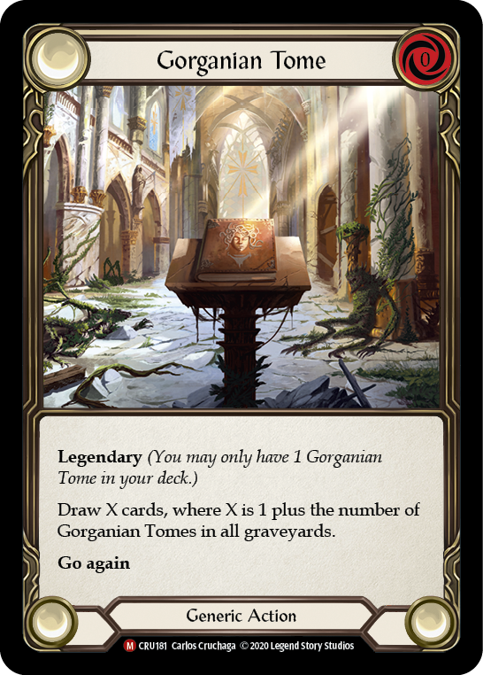 Gorganian Tome [CRU181] (Crucible of War)  1st Edition Normal | Chromatic Games