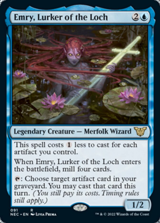 Emry, Lurker of the Loch [Kamigawa: Neon Dynasty Commander] | Chromatic Games