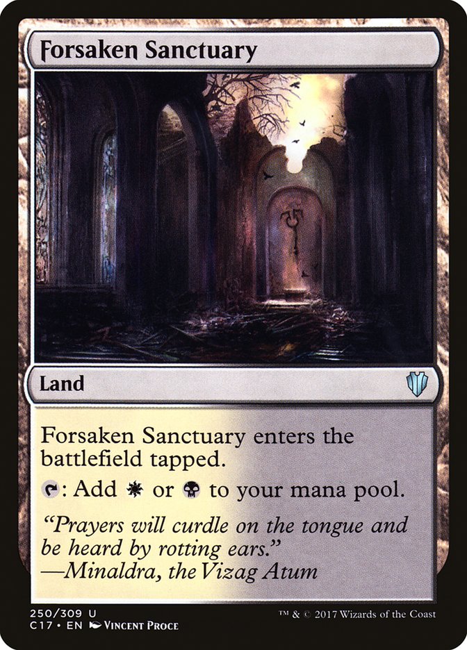 Forsaken Sanctuary [Commander 2017] | Chromatic Games