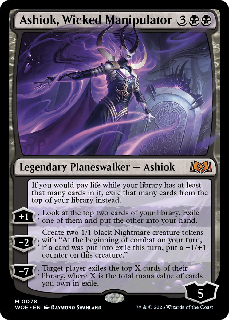 Ashiok, Wicked Manipulator [Wilds of Eldraine] | Chromatic Games