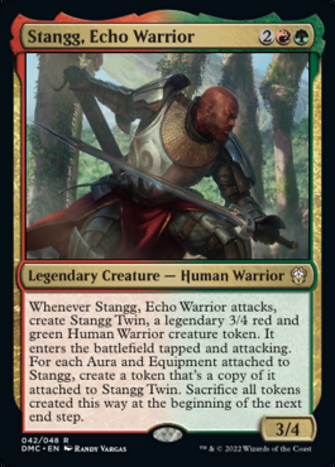 Stangg, Echo Warrior [Dominaria United Commander] | Chromatic Games