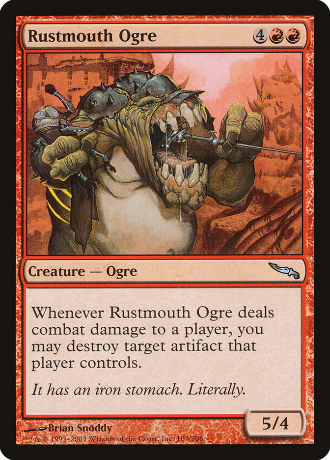 Rustmouth Ogre [Mirrodin] | Chromatic Games