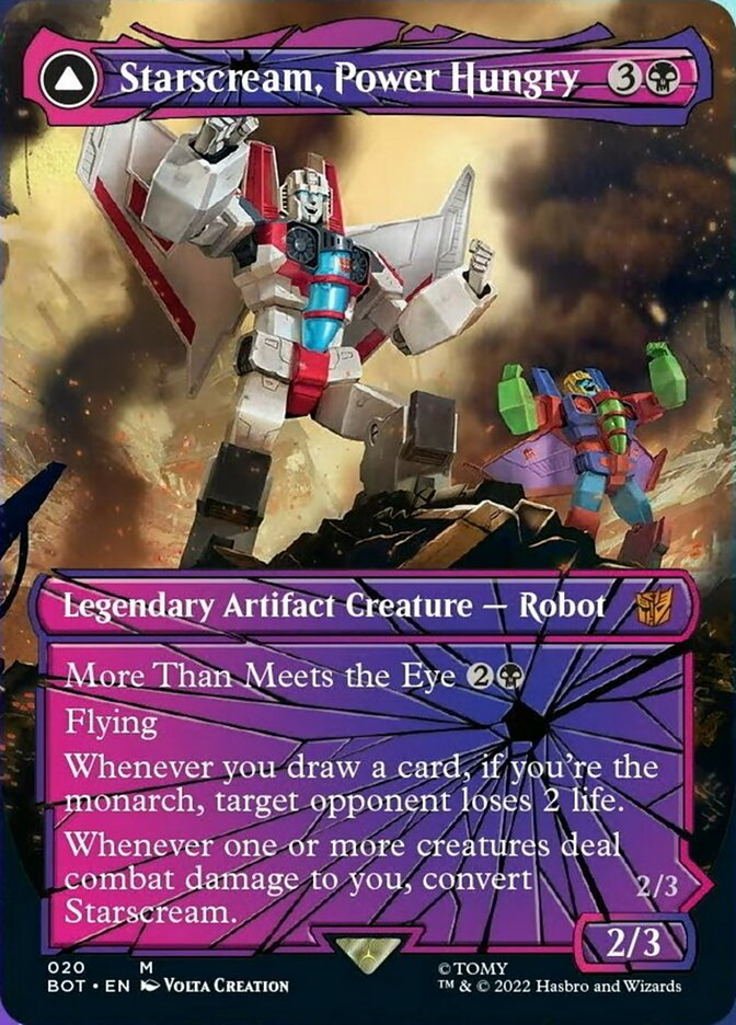 Starscream, Power Hungry // Starscream, Seeker Leader (Shattered Glass) [Transformers] | Chromatic Games