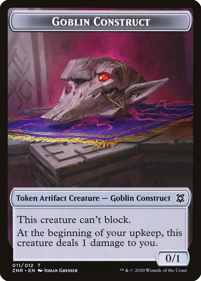 Goblin Construct Token [Zendikar Rising Tokens] | Chromatic Games