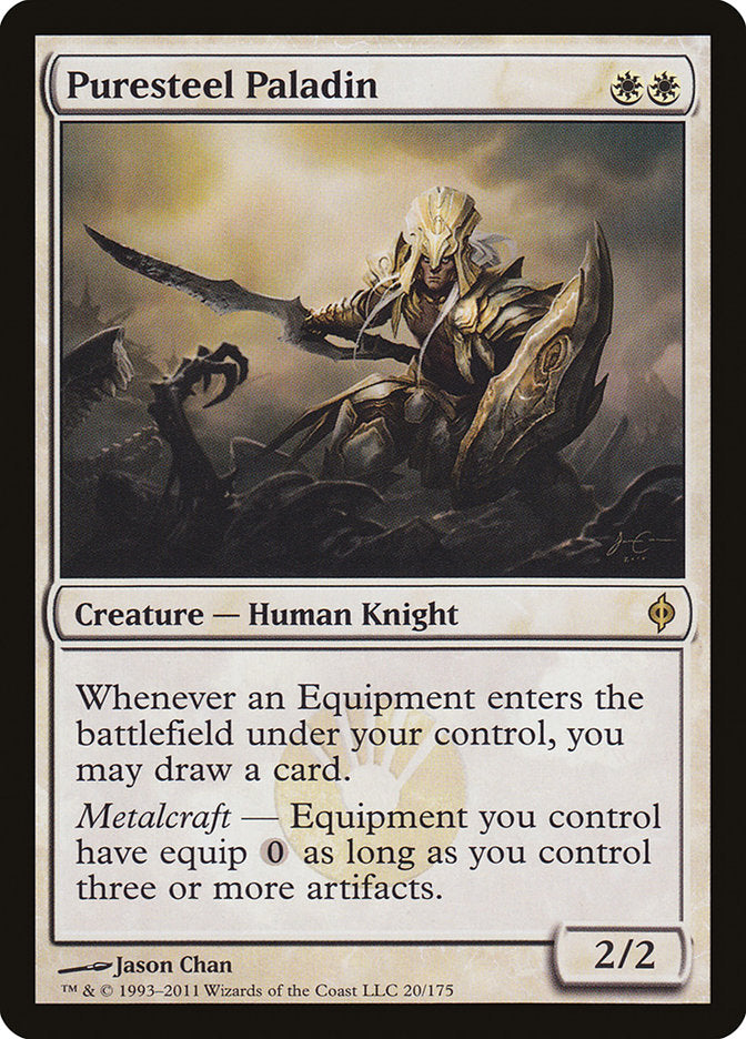 Puresteel Paladin [New Phyrexia] | Chromatic Games