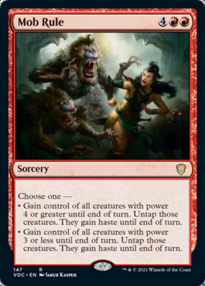 Mob Rule [Innistrad: Crimson Vow Commander] | Chromatic Games