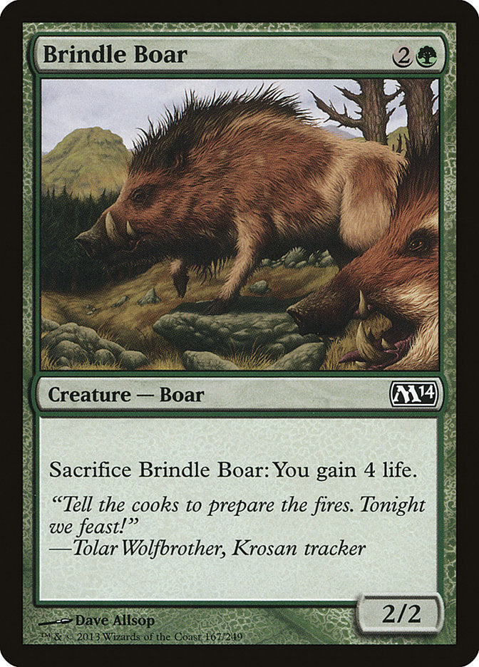 Brindle Boar [Magic 2014] | Chromatic Games