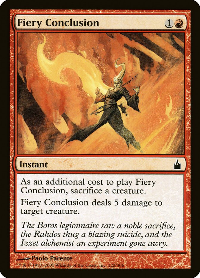 Fiery Conclusion [Ravnica: City of Guilds] | Chromatic Games