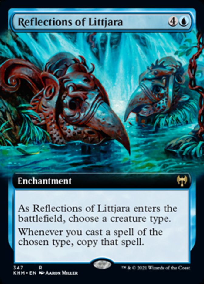 Reflections of Littjara (Extended Art) [Kaldheim] | Chromatic Games