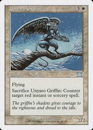 Unyaro Griffin [Classic Sixth Edition] | Chromatic Games