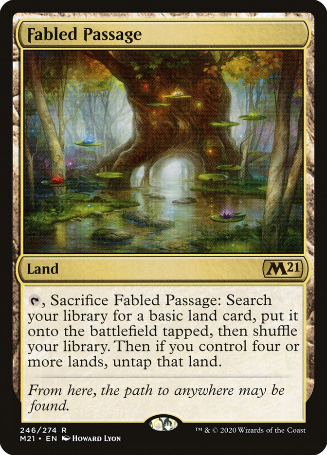 Fabled Passage [Core Set 2021] | Chromatic Games